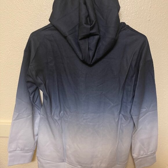 Tie dye Black and Gray Hoodie (XS) - Picture 3 of 3